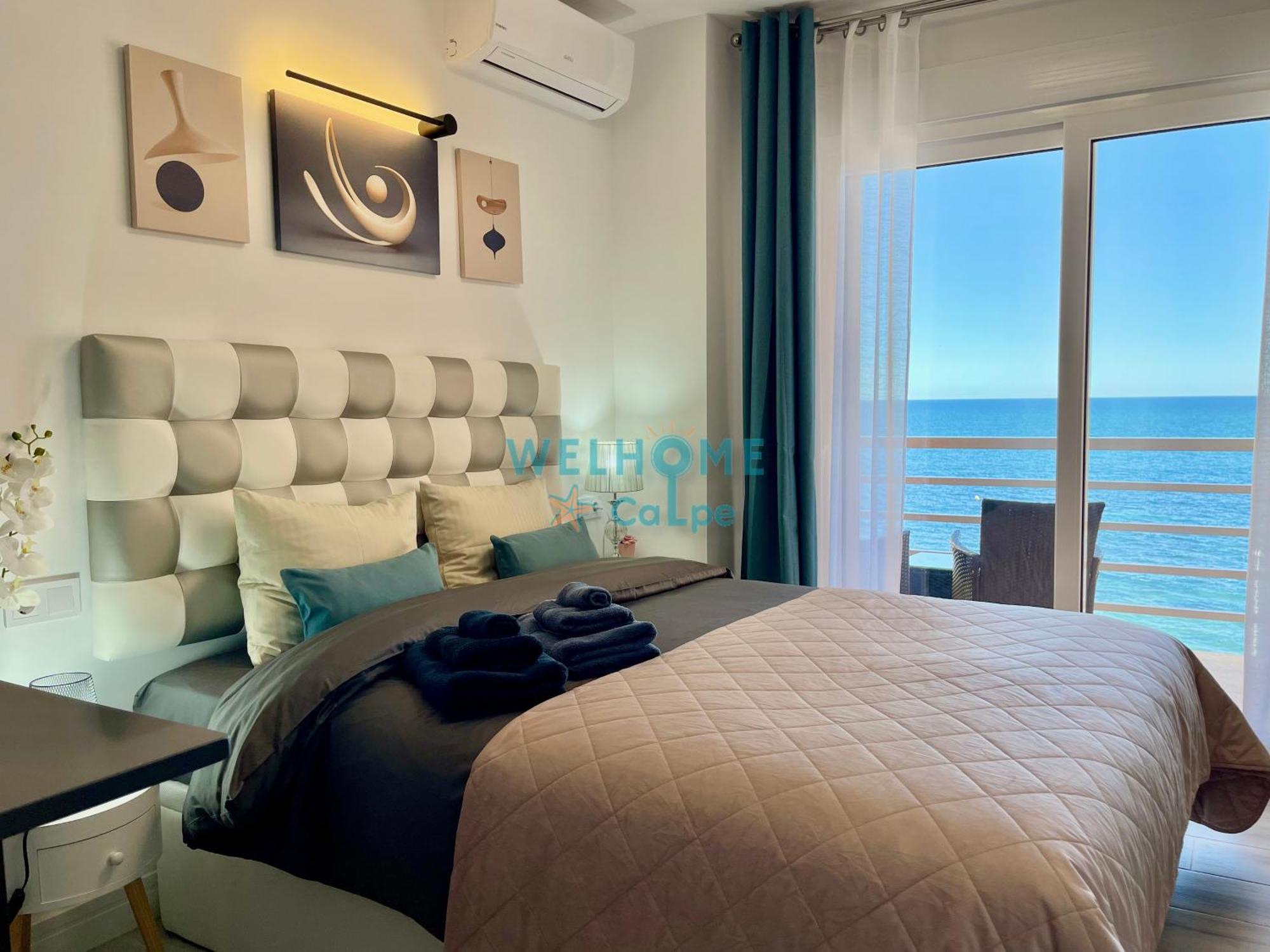 Acuarela Estudio, 1ª Linea, Vista Al Mar, Piscina Кальпе Экстерьер фото