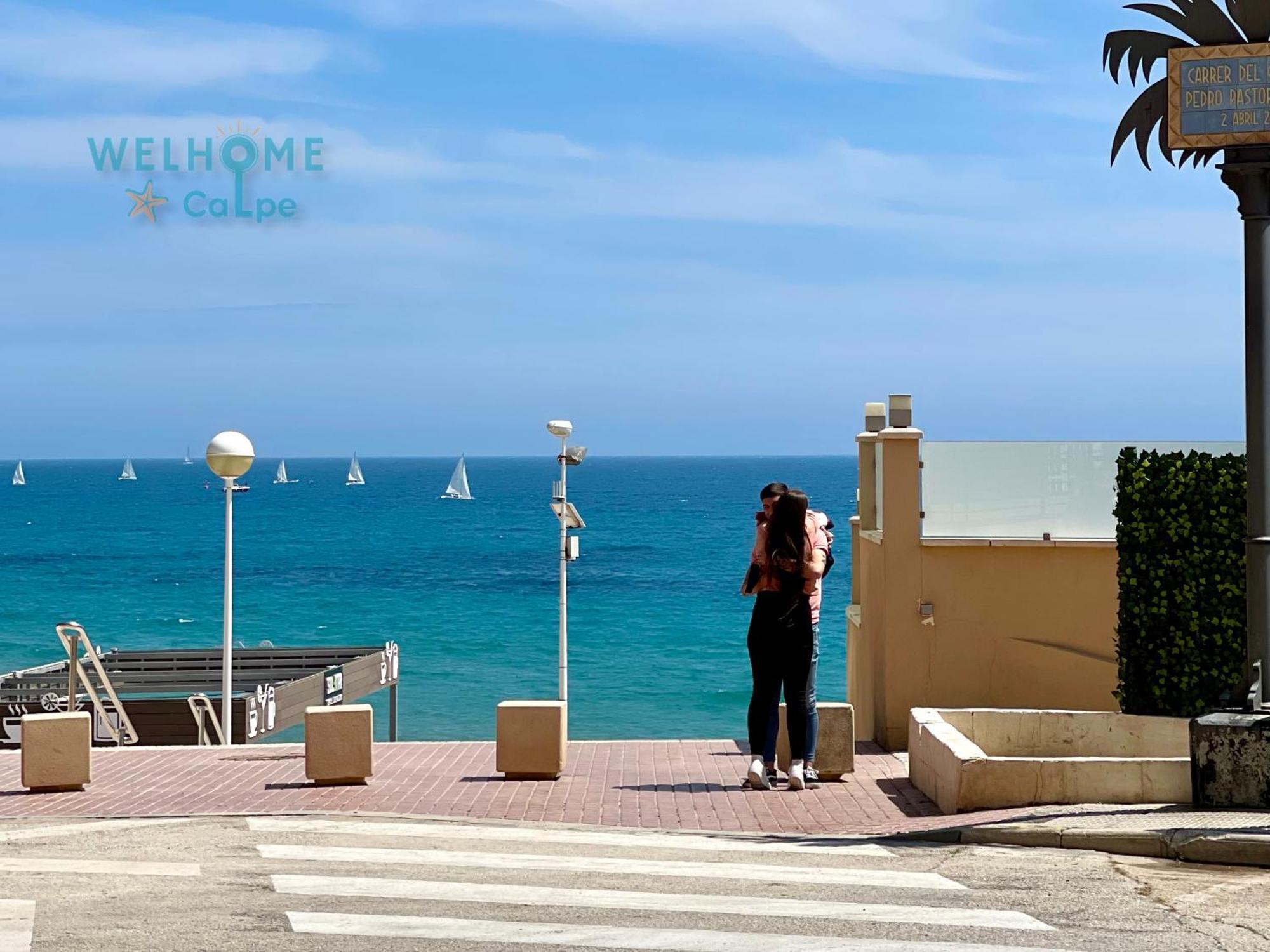 Acuarela Estudio, 1ª Linea, Vista Al Mar, Piscina Кальпе Экстерьер фото