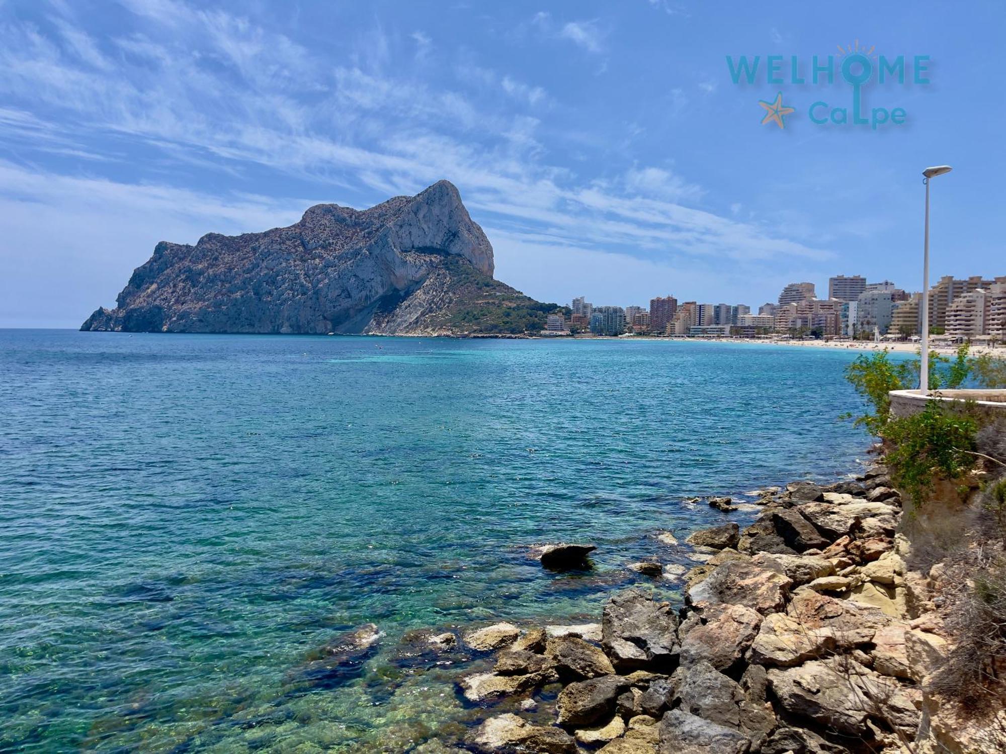 Acuarela Estudio, 1ª Linea, Vista Al Mar, Piscina Кальпе Экстерьер фото
