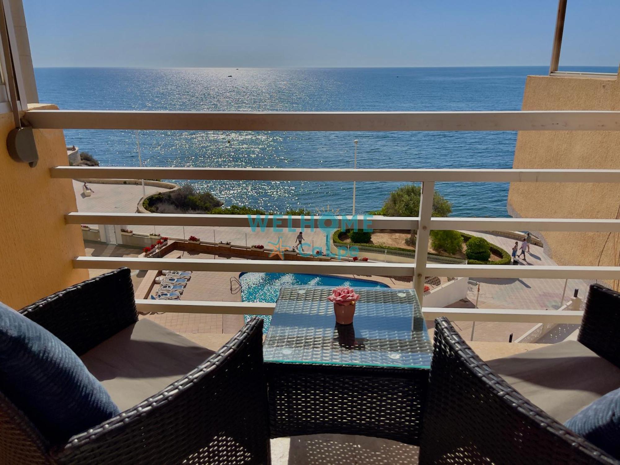 Acuarela Estudio, 1ª Linea, Vista Al Mar, Piscina Кальпе Экстерьер фото