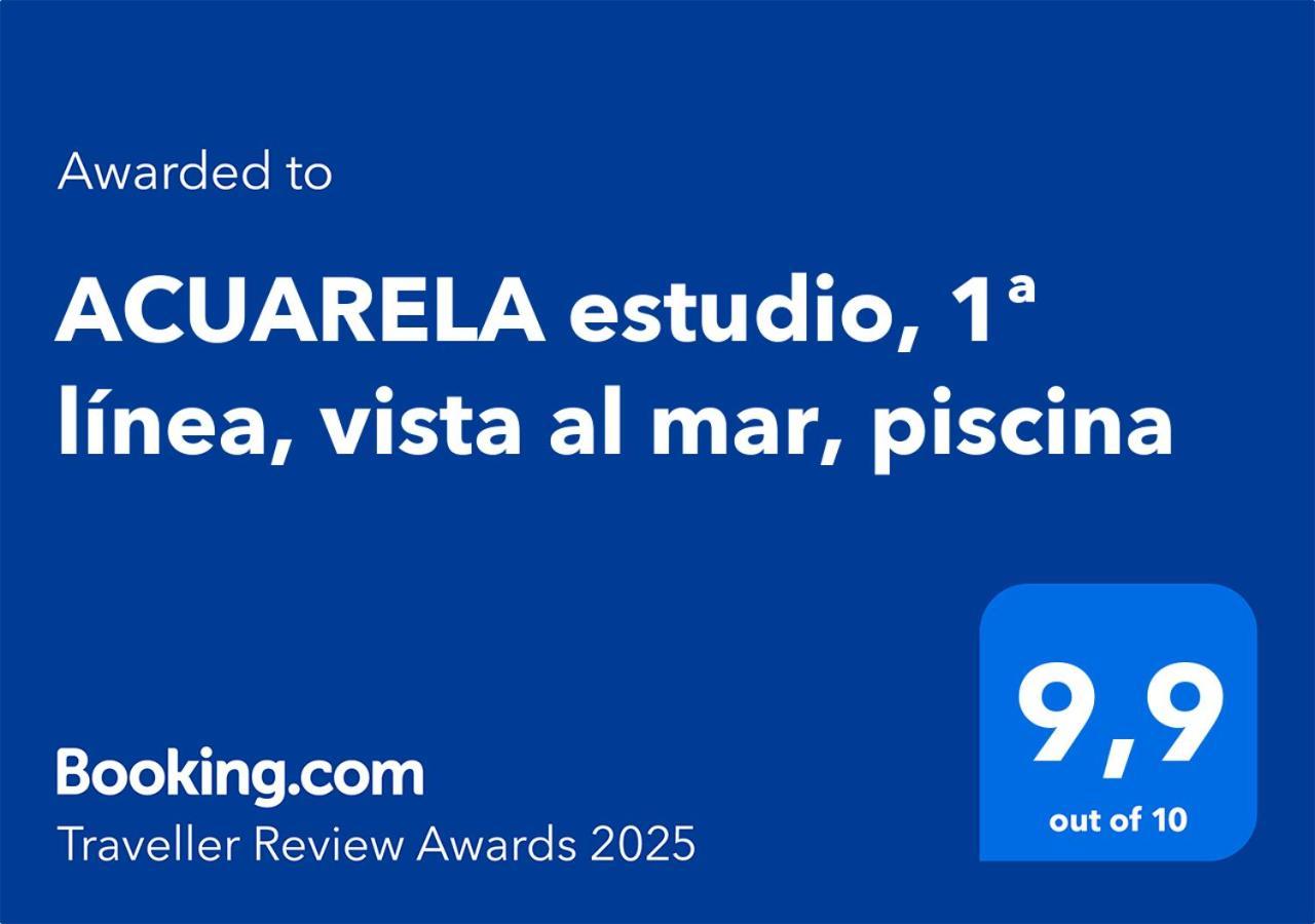 Acuarela Estudio, 1ª Linea, Vista Al Mar, Piscina Кальпе Экстерьер фото